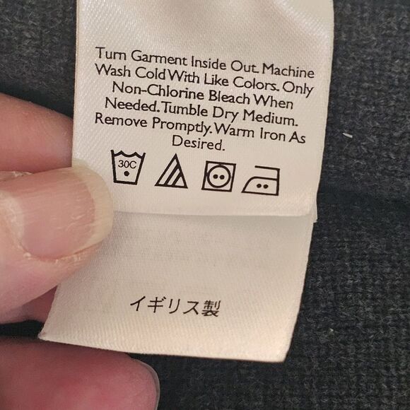 Eddie Bauer Gray Sweater Fair Isle Nordic Ski Lodge VTGY2K Grandpacore 50" Chest - Picture 6 of 7